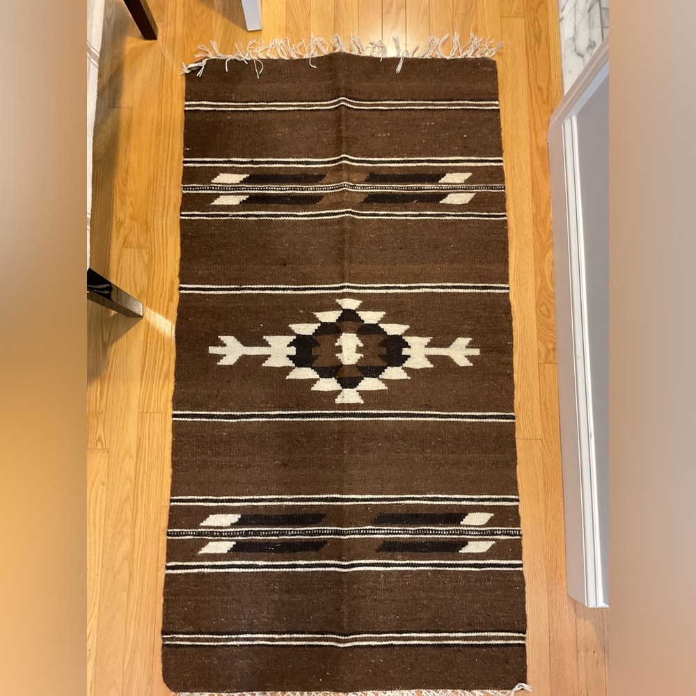 100% Wool Flatweave Rug